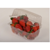 embalagem para frutas com tampa Grande Florianópolis